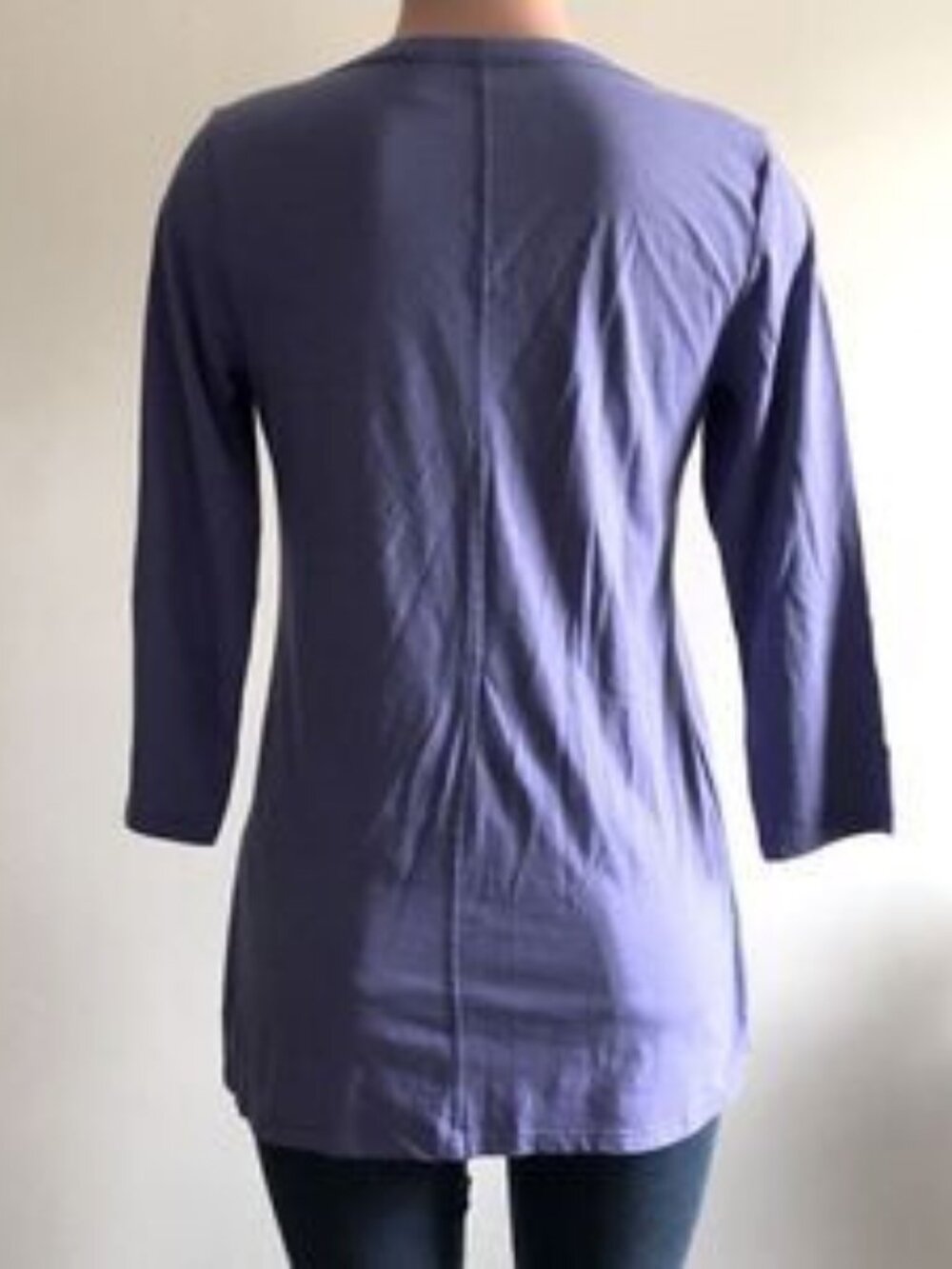 LOGO Principles by Lori Goldstein 3/4 Sleeve Cardigan - Picture 3 of 6